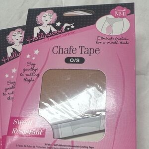 Hollywood Fashion Secrets Chafe Tape, Eliminates Friction, 3-piece pack